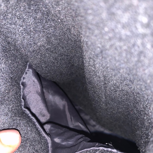 Sasha Design And Quality Dark Gray Peacoat - Picture 9 of 15